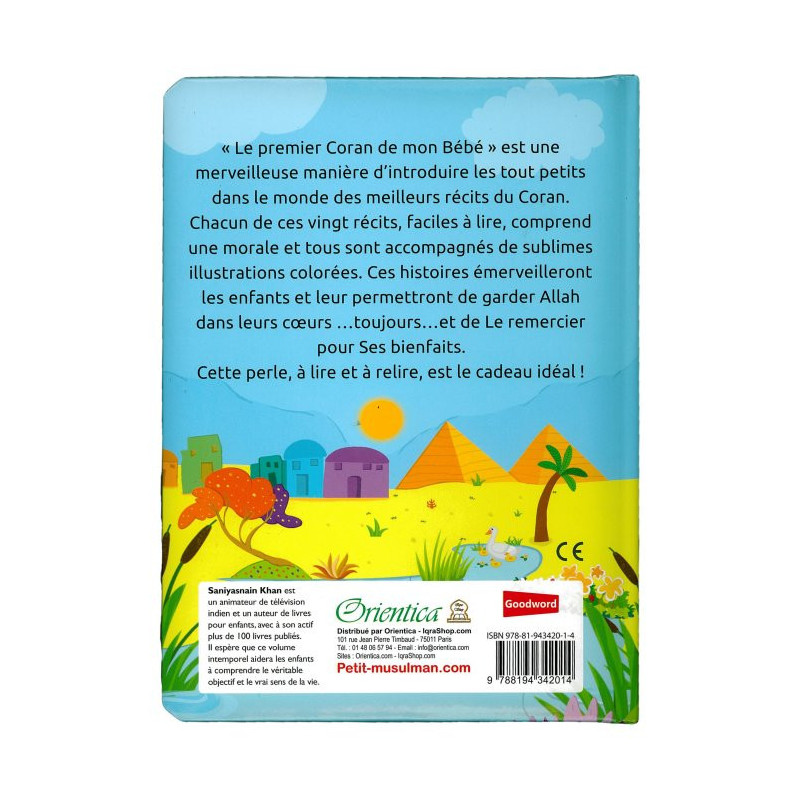 Mon premier Coran pour bébé livre éducatif