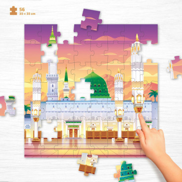 Puzzle éducatifs mosquée de Médine 56 pièces Educatfal