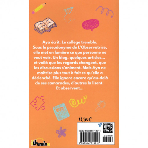 L’Observatrice – Roman jeunesse inspirant dès 9 ans