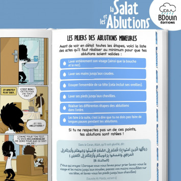 Mini Guide Illustré – Apprendre la Salat et les Ablutions (Garçon)