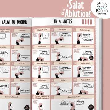Mini Guide Illustré – Apprendre la Salat et les Ablutions (Fille)