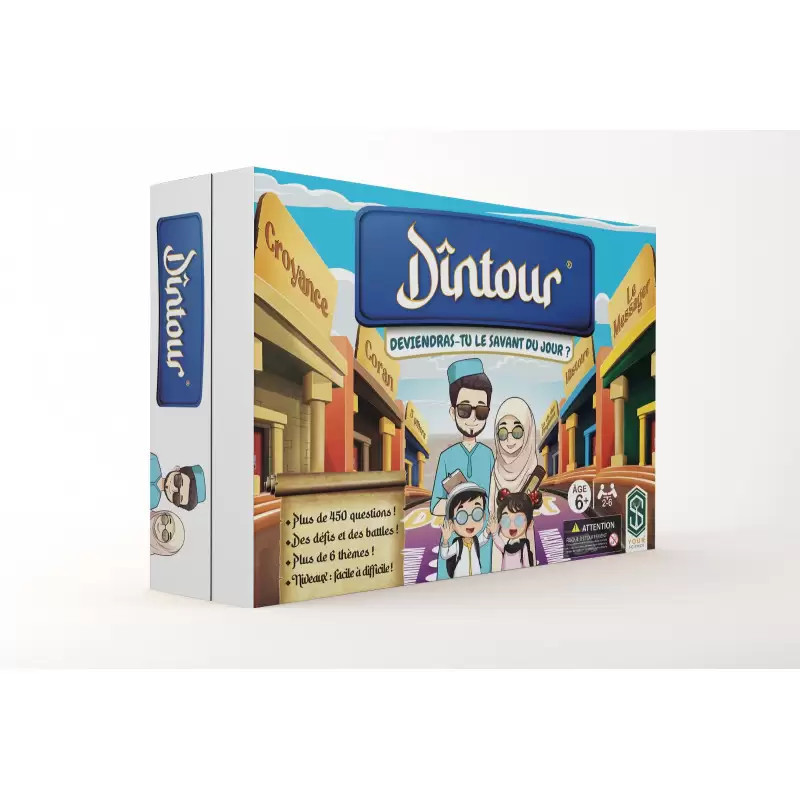 Dintour Deviendras‑tu le savant du jour ? – Jeu de société éducatif islamique (+6 ans)