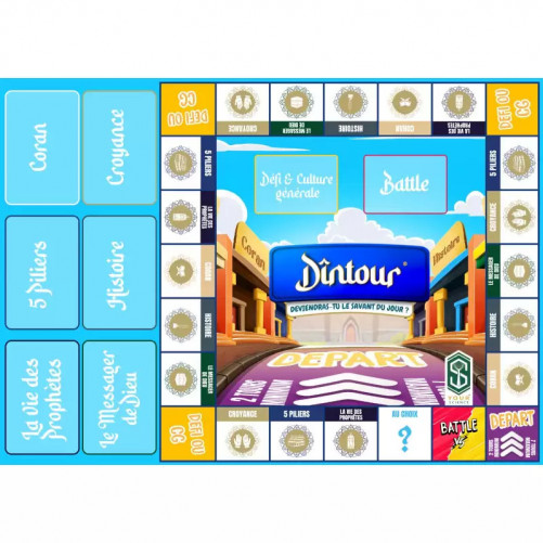 Dintour Deviendras‑tu le savant du jour ? – Jeu de société éducatif islamique (+6 ans)