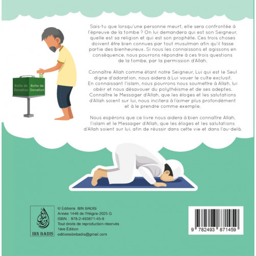 Les Trois Fondements Pour les Enfants – Connaître Allah, l’Islam & le Messager | Livre éducatif