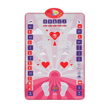 Tapis de prière interactif pour enfants – My Salah Mat (Fille, Rose, dès 3 ans)